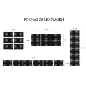 Painel Organizador de Ferramentas em Plástico Perfurado